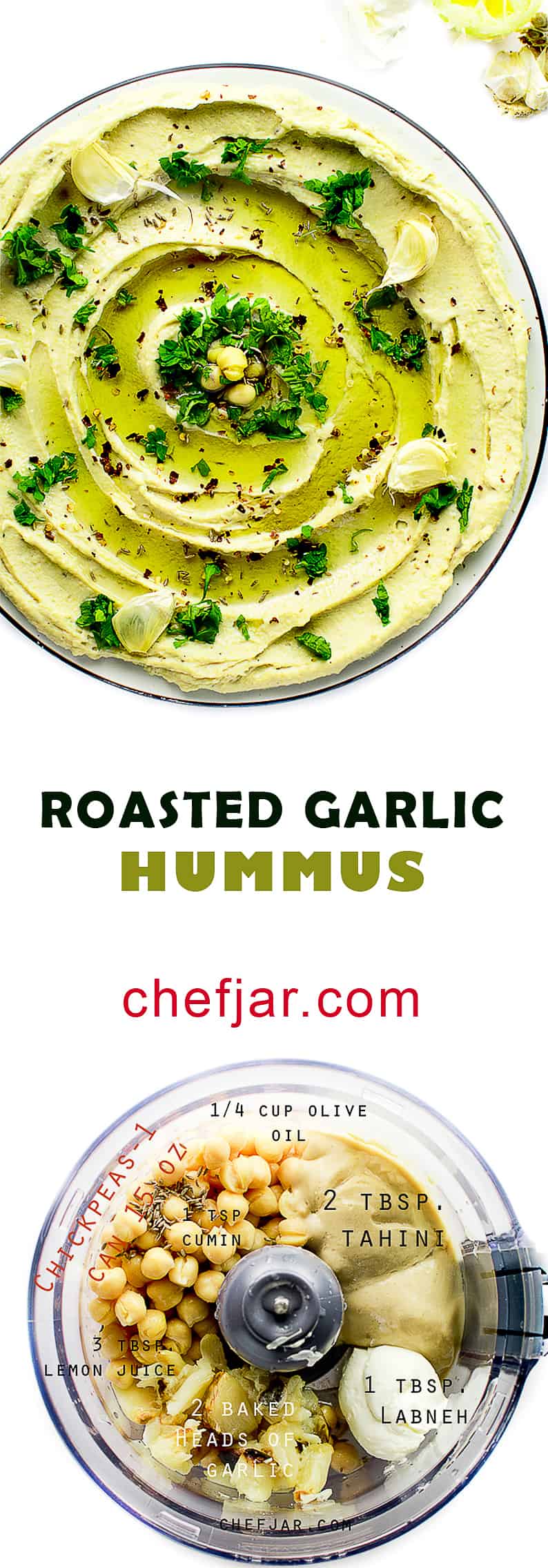 roasted garlic hummus