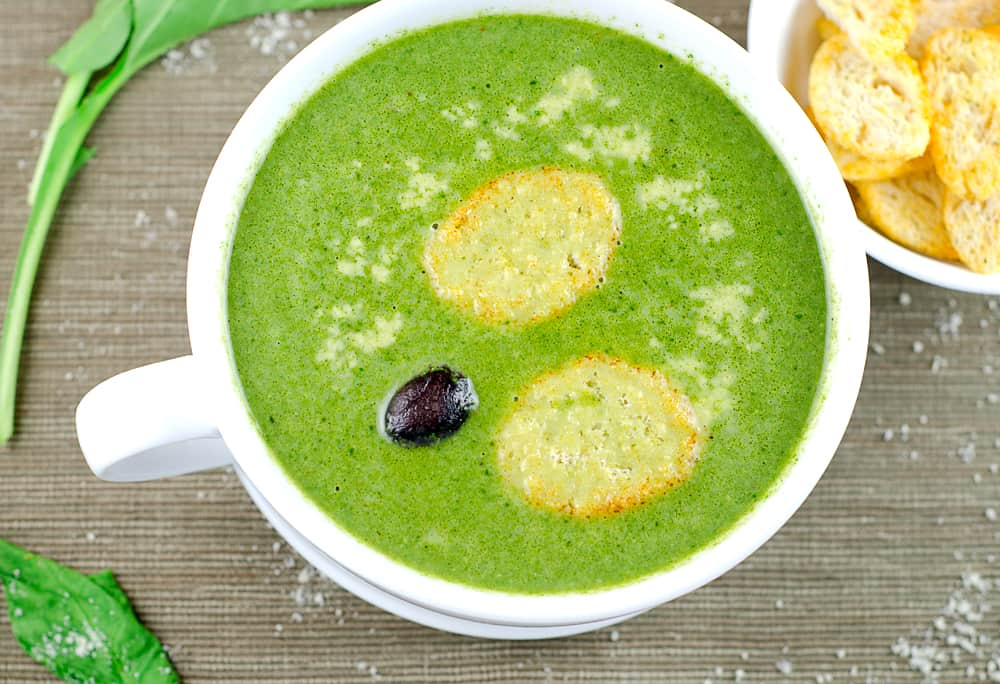 Spinach soup recipe