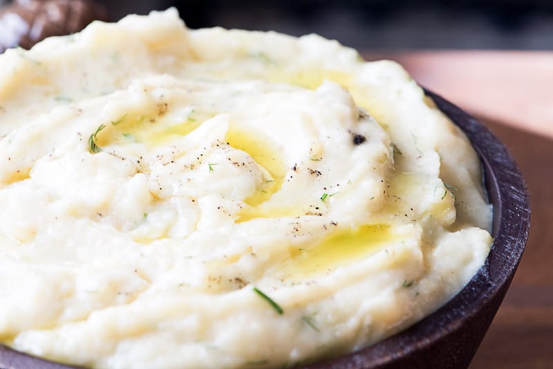 Garlic mashed potatoes