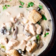 Cream of mushroom soup