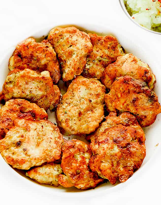 chicken fritters