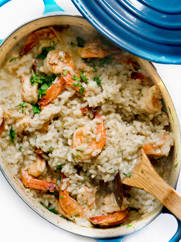 shrimp risotto