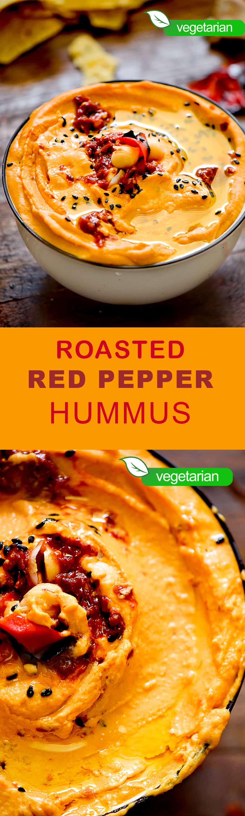 Red pepper hummus