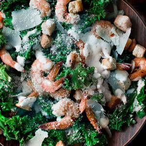 Kale Caesar Salad