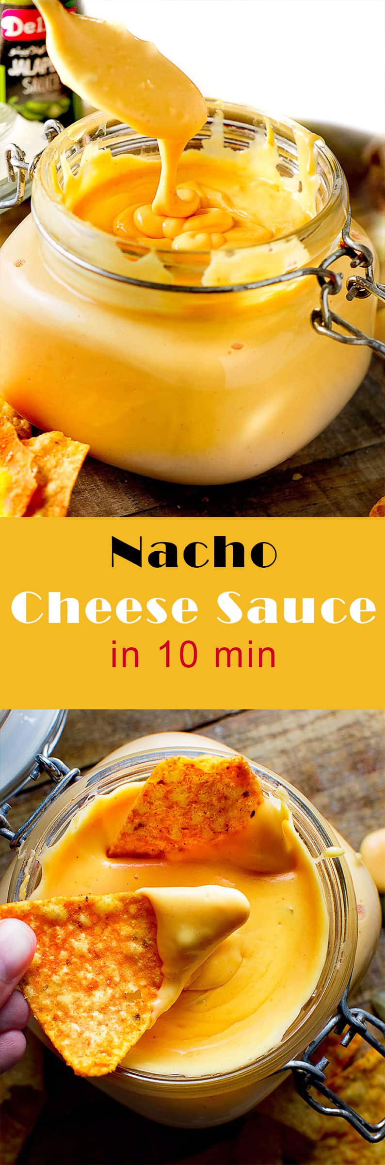 Nacho cheese sauce recipe