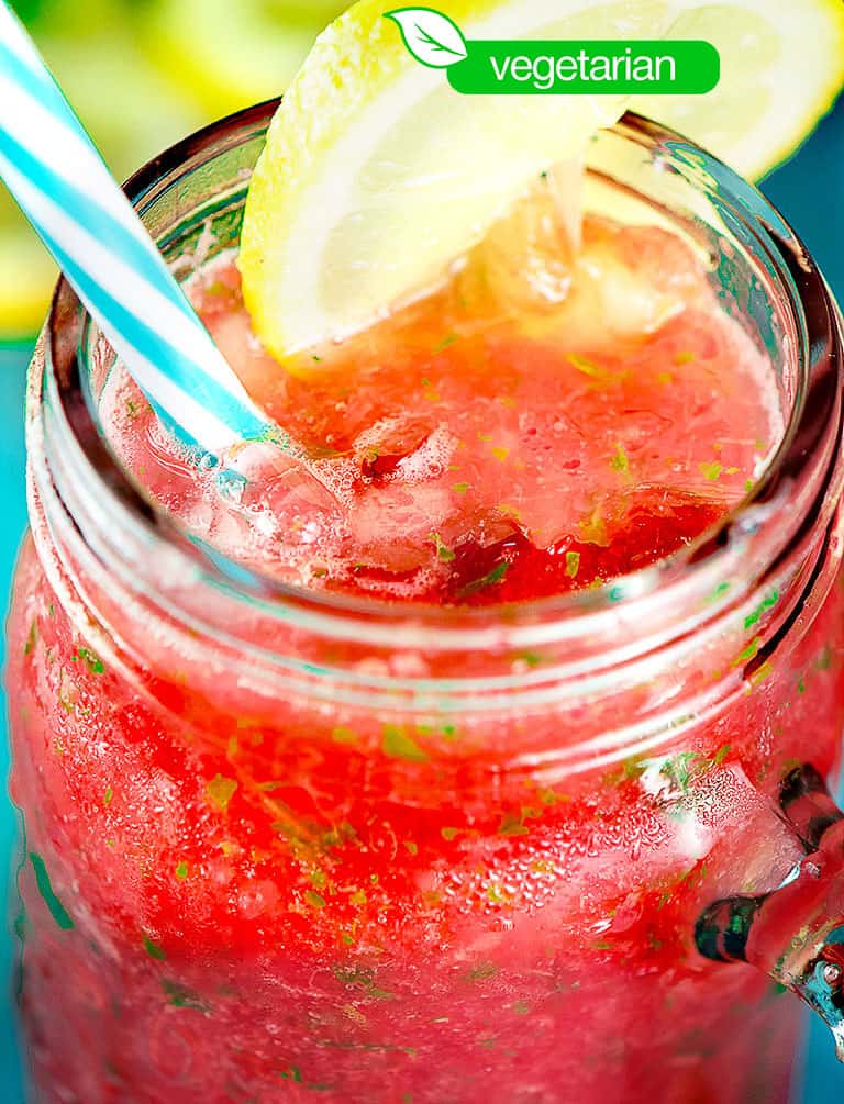 Watermelon mint lemonade