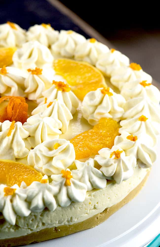 orange cheesecake