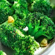 steamed broccoli