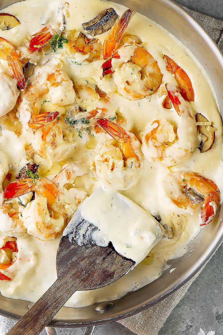 Shrimp alfredo recipe