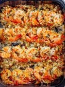baked shrimp scampi with bread crumbs