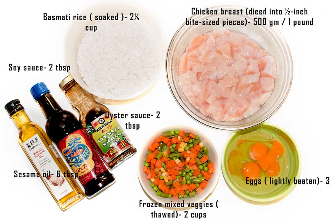 fried rice ingredients