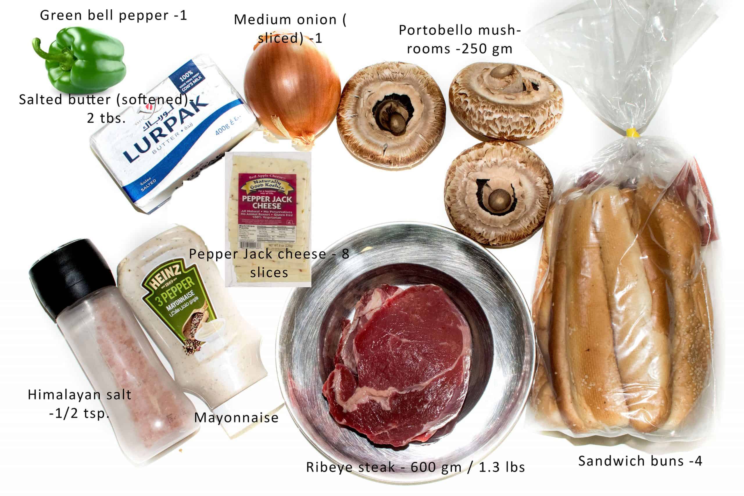 ingredients-philly-cheesesteak
