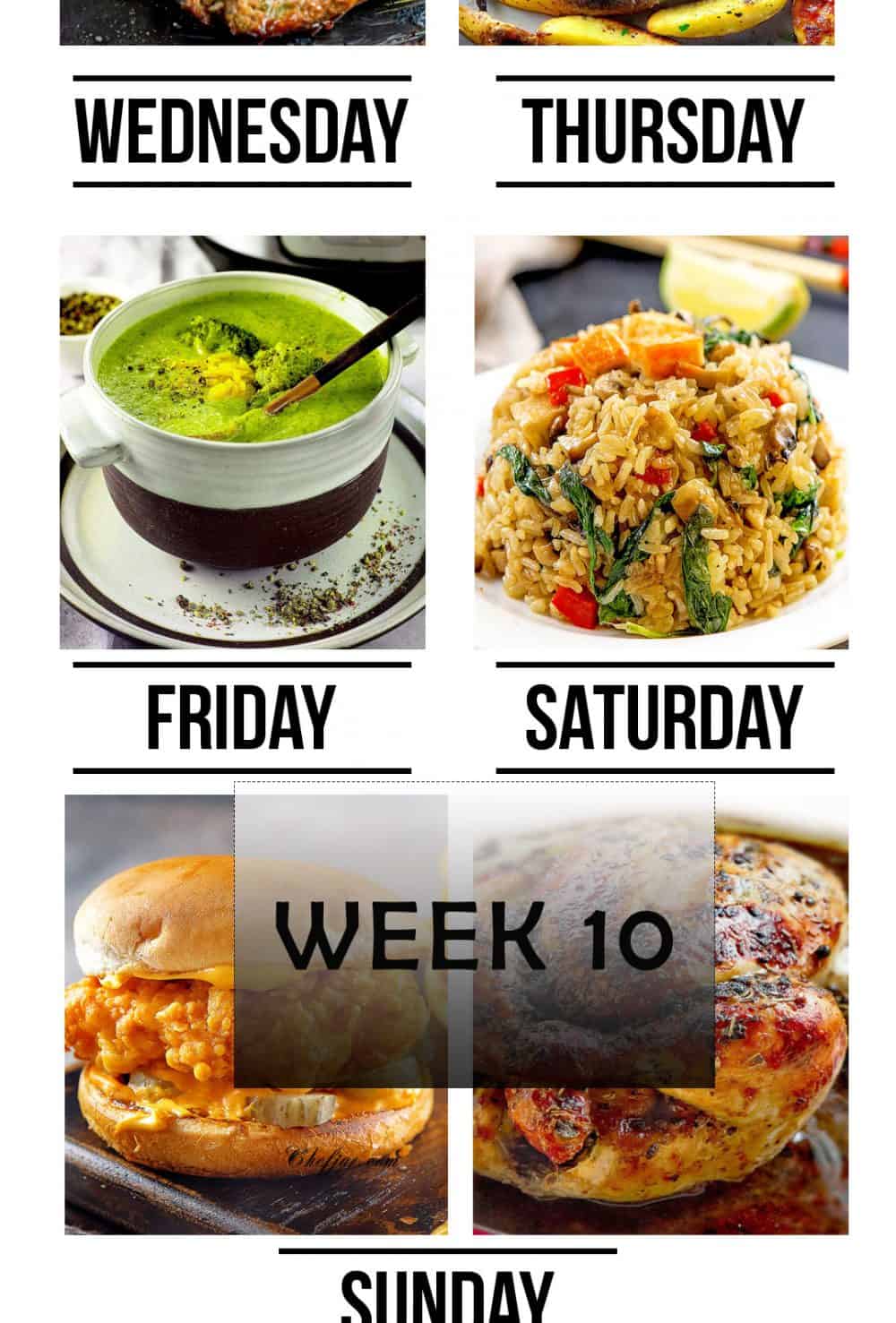 weekly meal plan 10