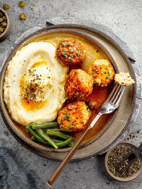 chicken-piccata-meatballs