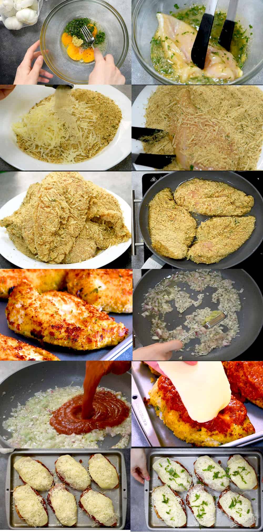 how to make chicken parmesan