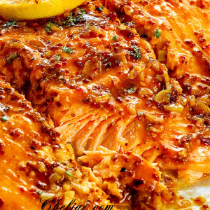 spicy honey garlic salmon