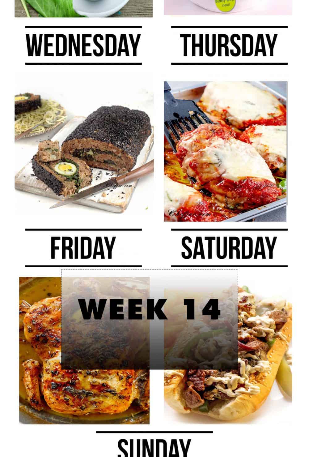meal plan week 14