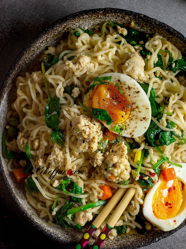 spicy chicken ramen