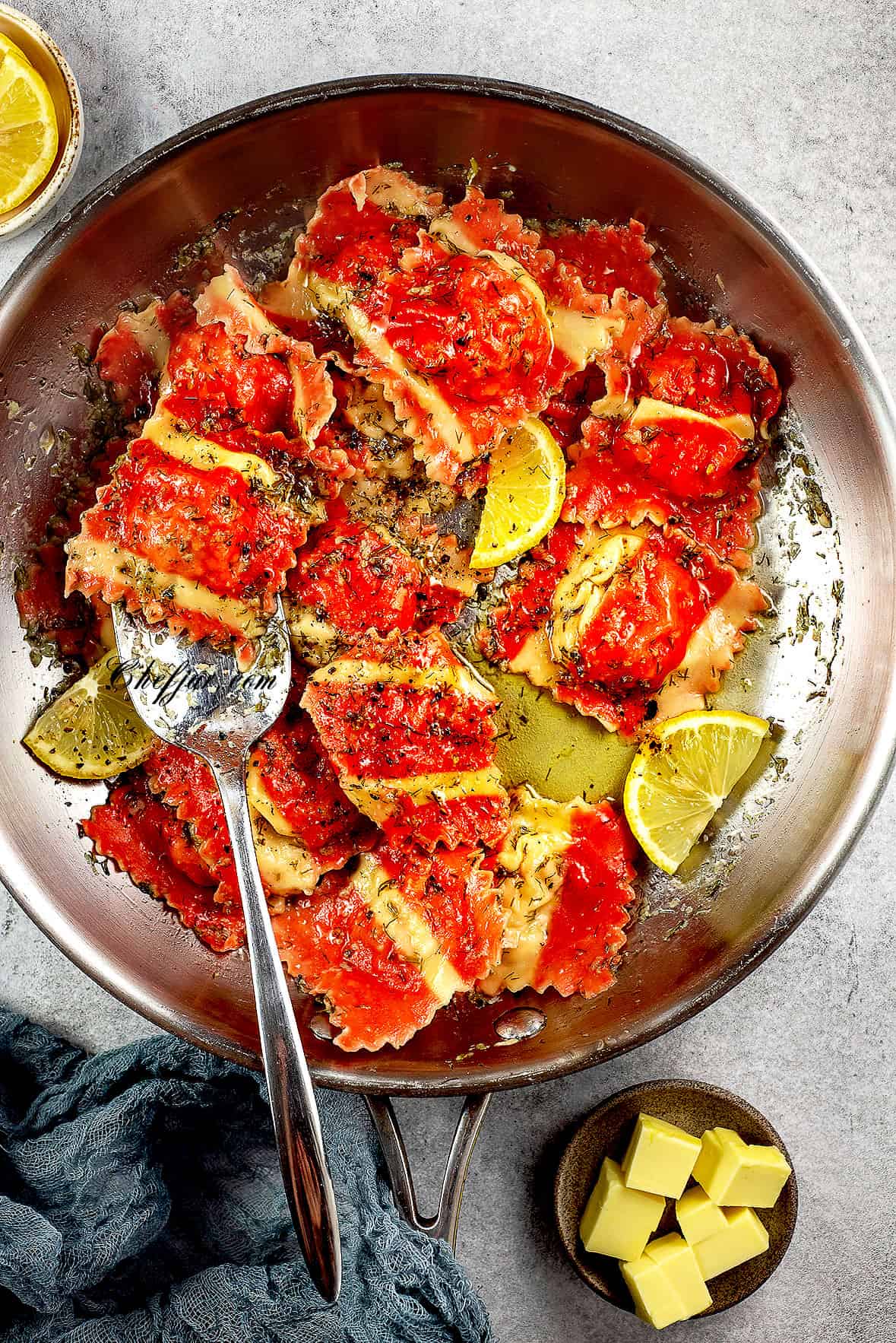 butter sauce for lobster ravioli