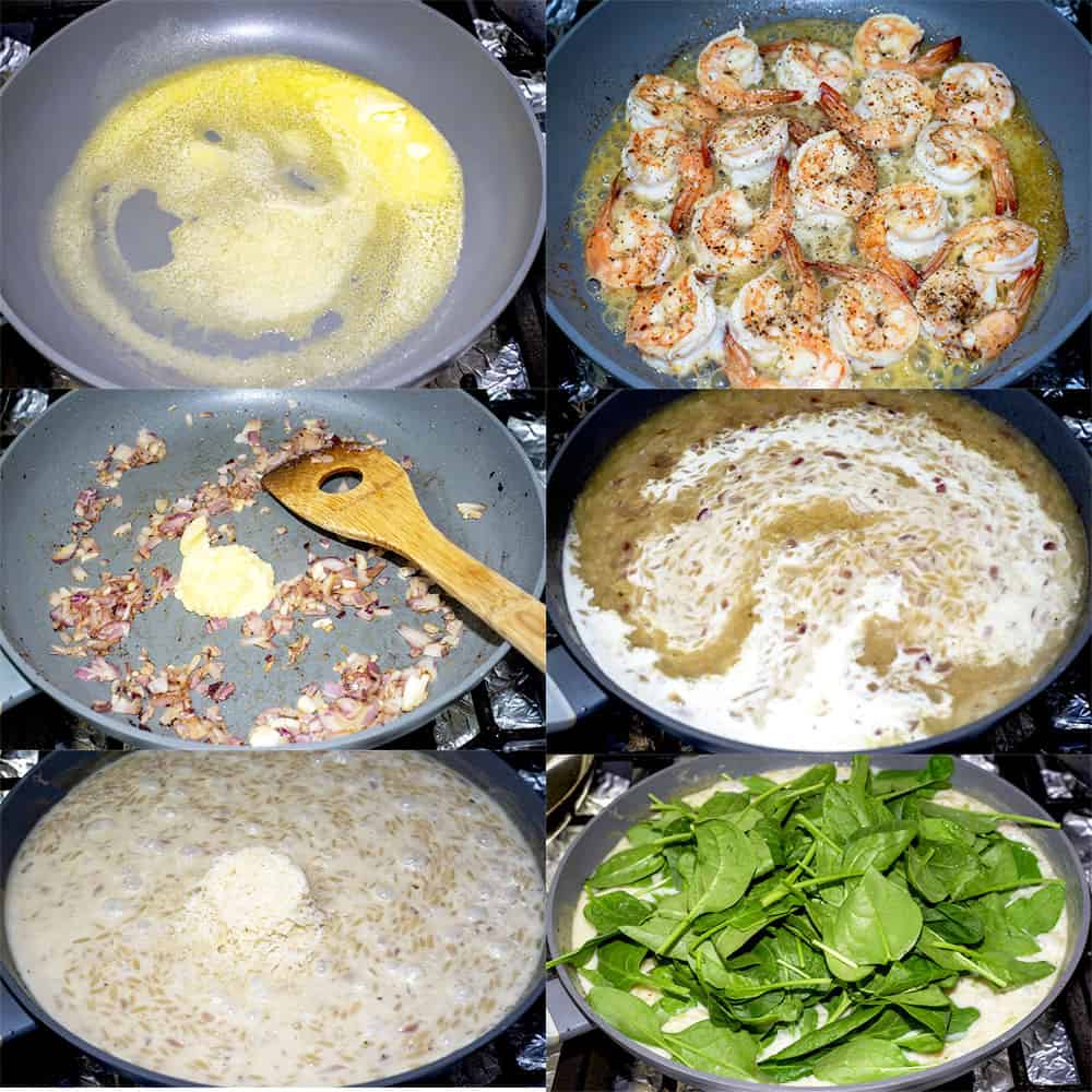 how to make shrimp scampi with orzo