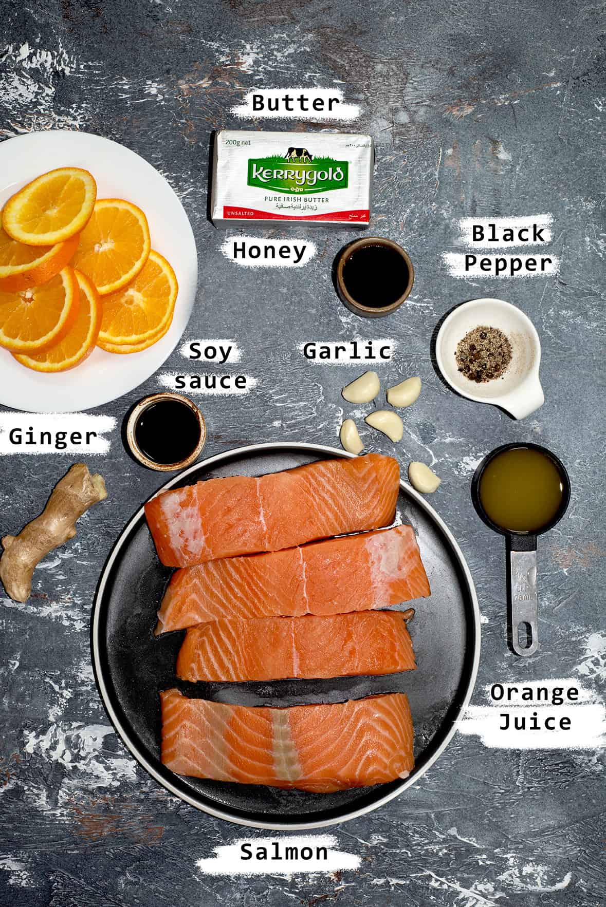 orange glazed salmon ingredients
