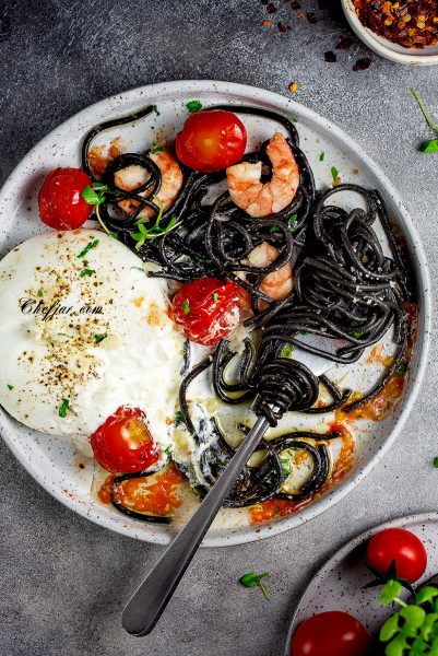 Squid Ink Pasta Recipe Chefjar