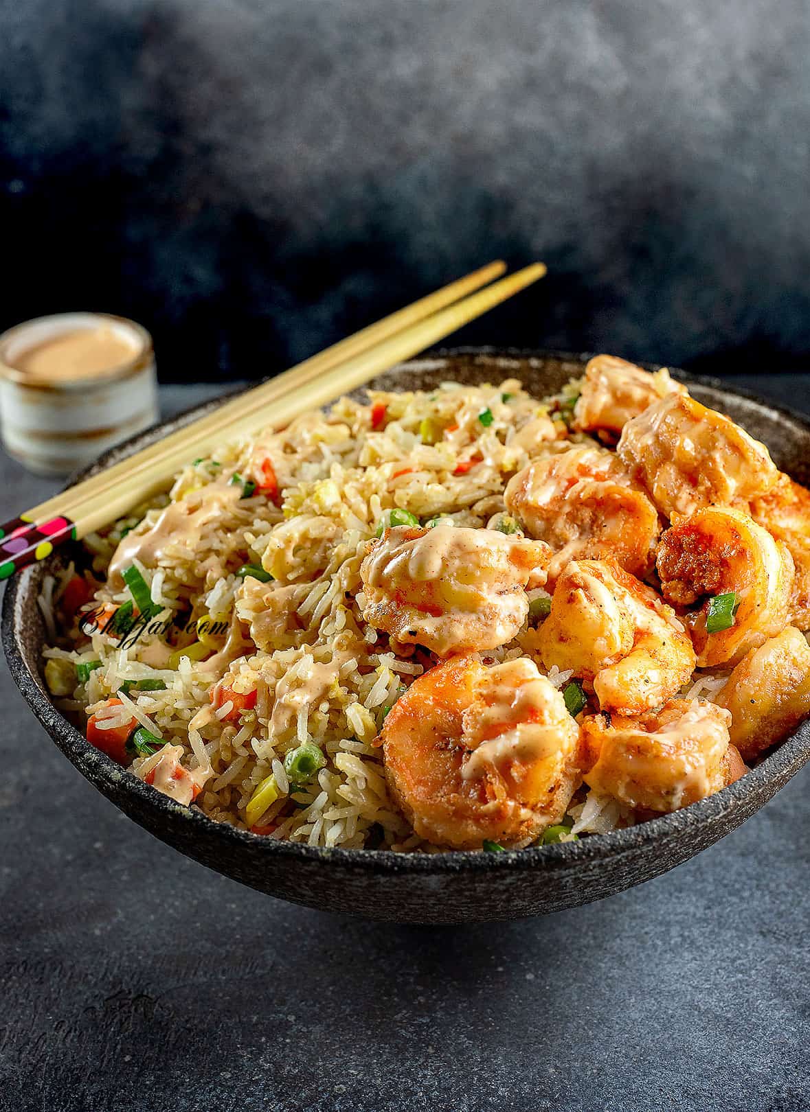 hibachi shrimp fried rice