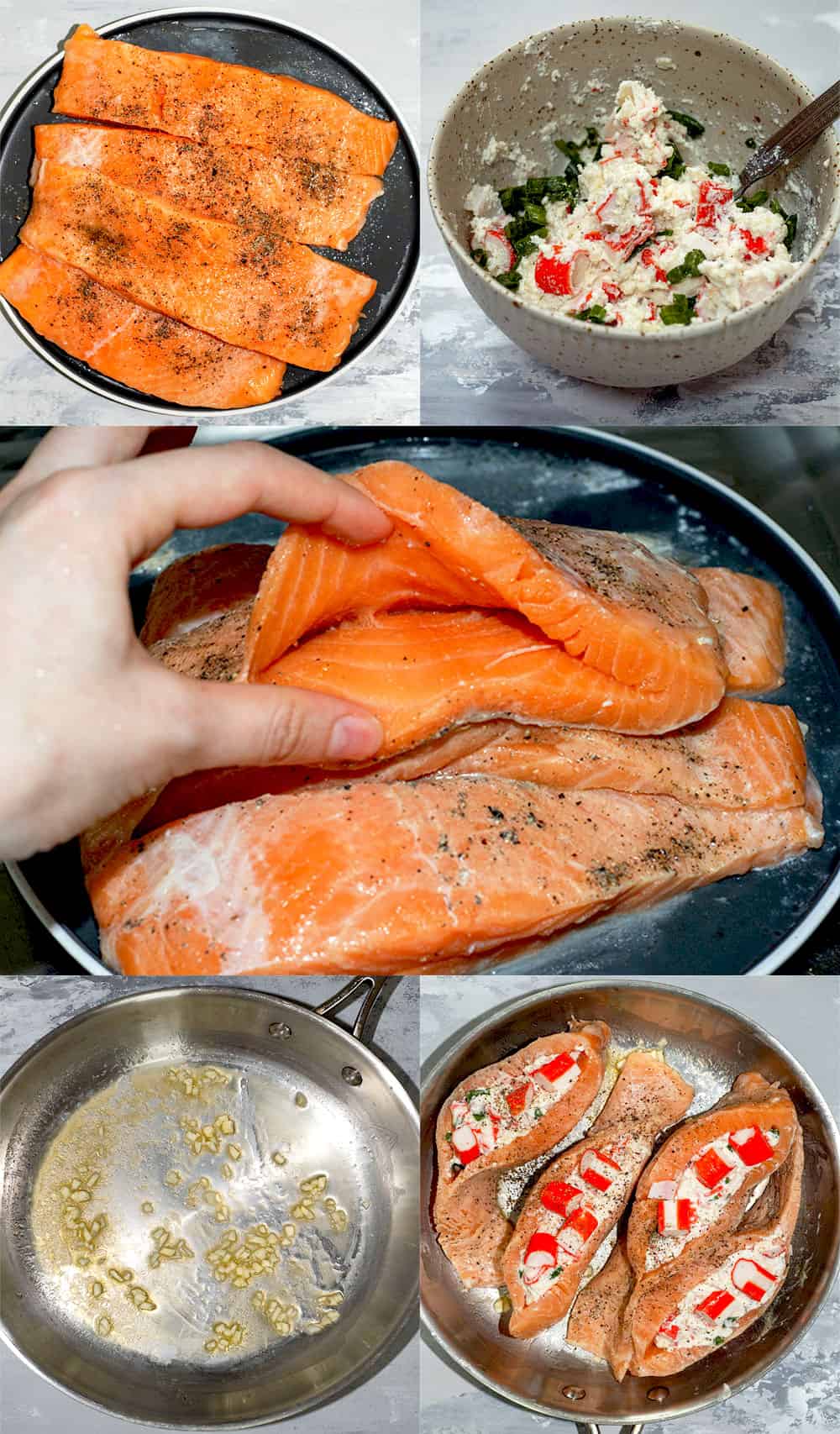 how to stuff salmon
