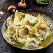 mushroom ravioli