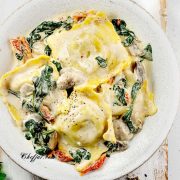 mushroom ravioli sauce