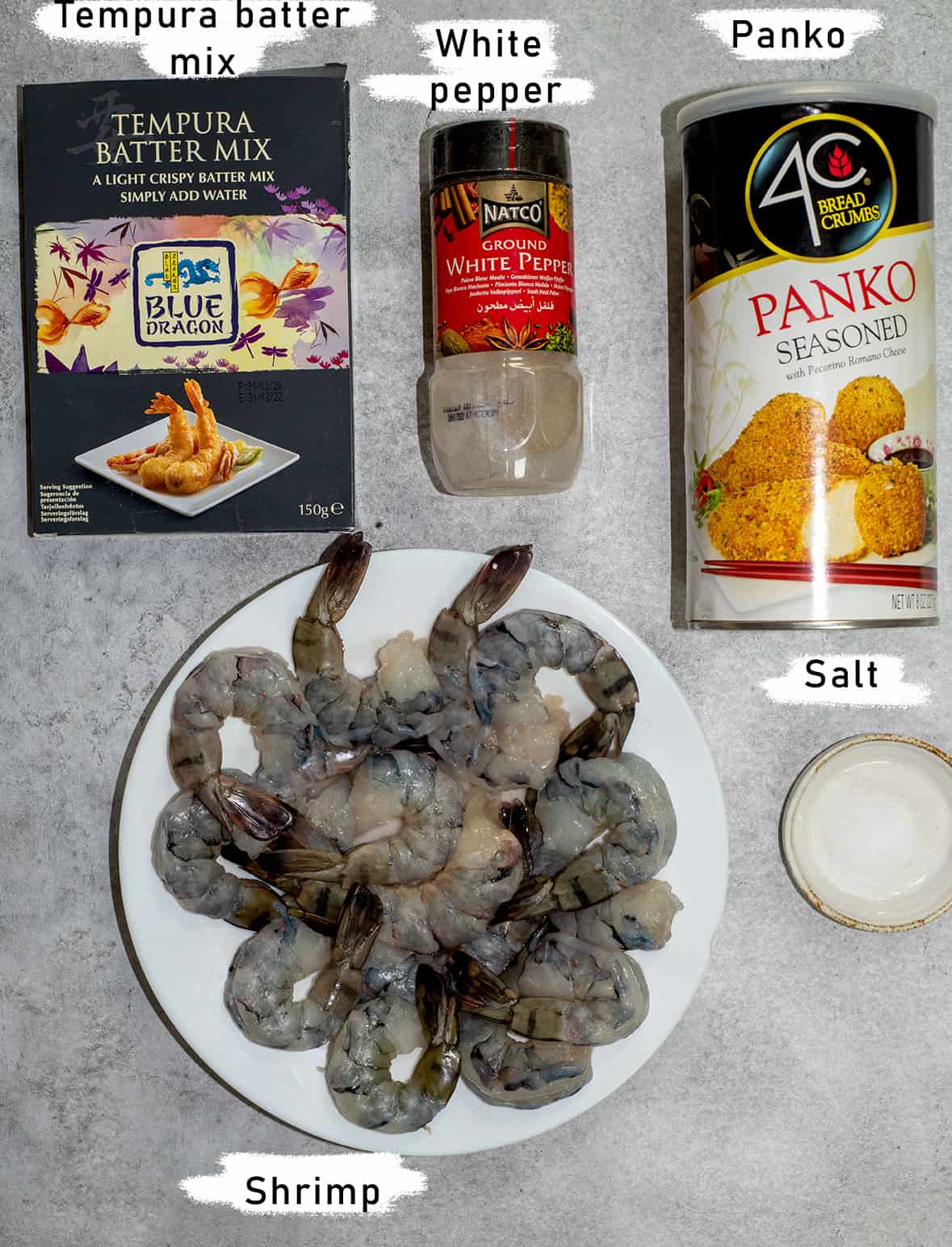 shrimp tempura ingredients
