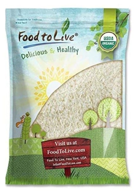 Food to Live Organic Jasmine Rice