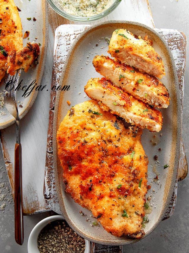 How to Make Parmesan Crusted Chicken