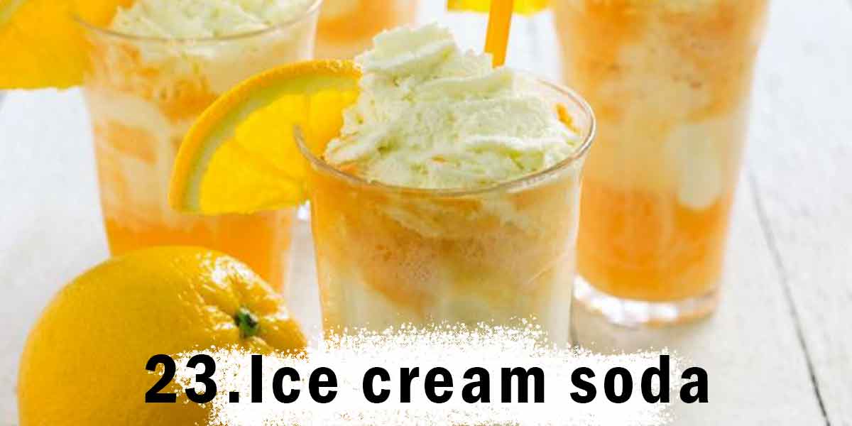Ice cream soda