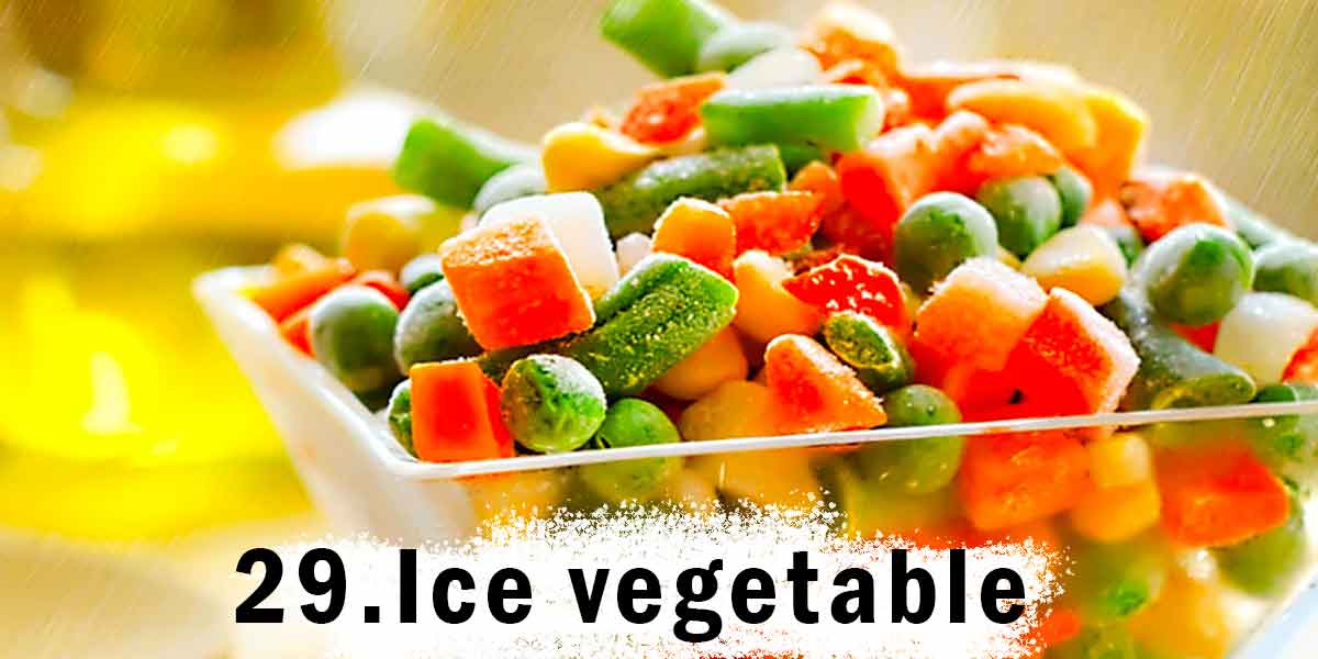 Ice vegetable