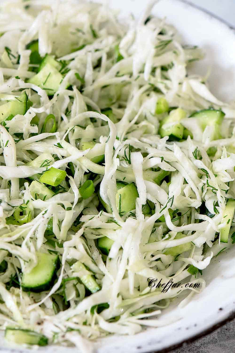 cabbage and cucumber salad