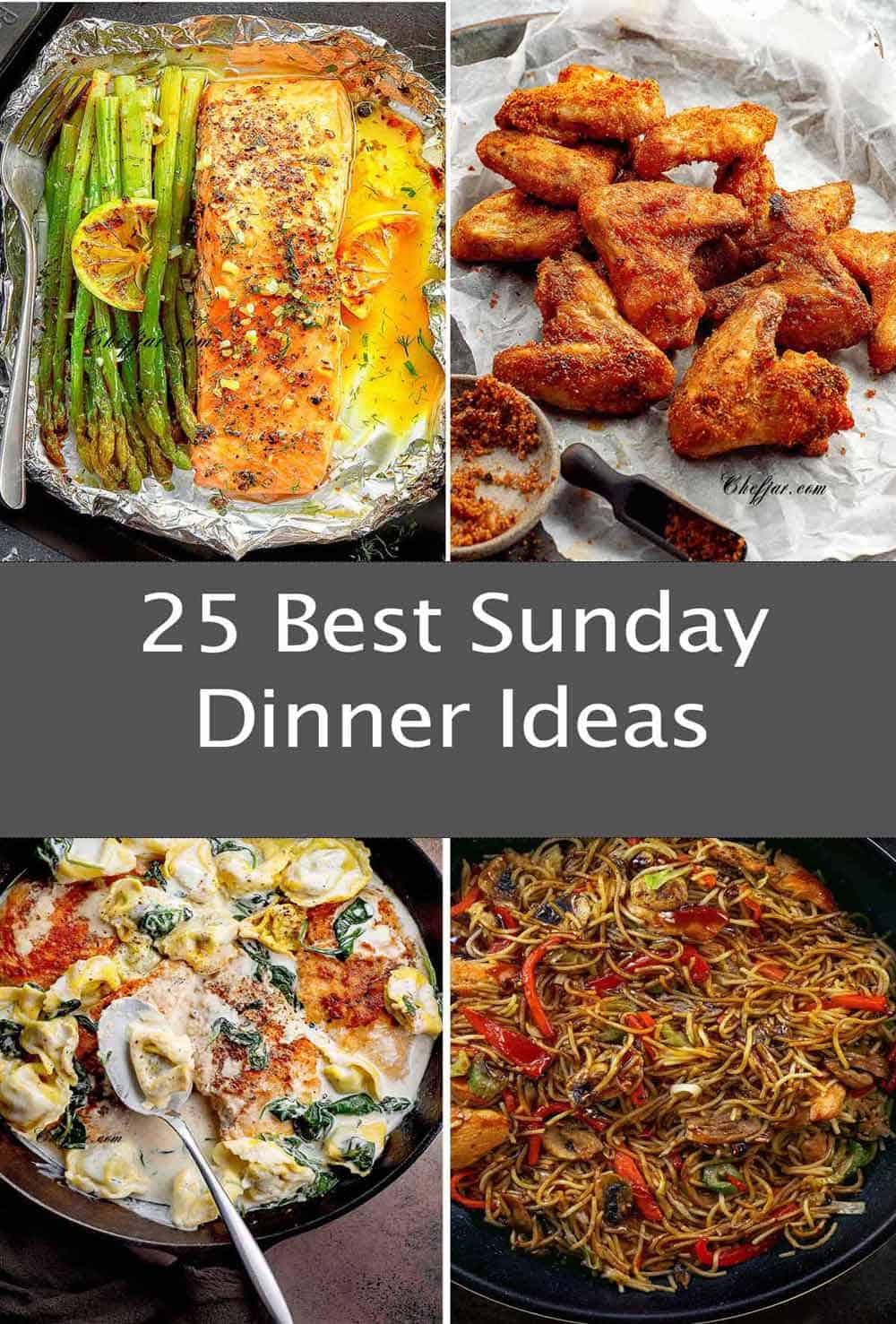 25 Sunday Dinner Ideas | Chefjar