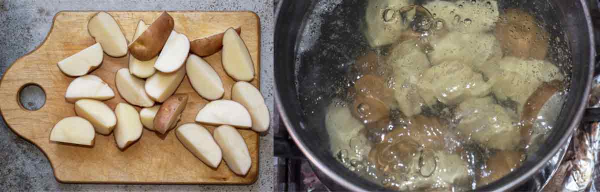 how to parboil potatoes