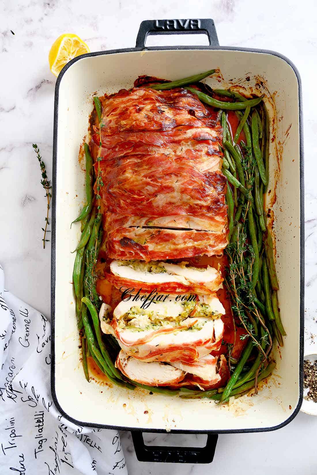 chicken meatloaf with bacon