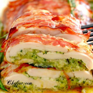 chicken-meatloaf-with-bacon