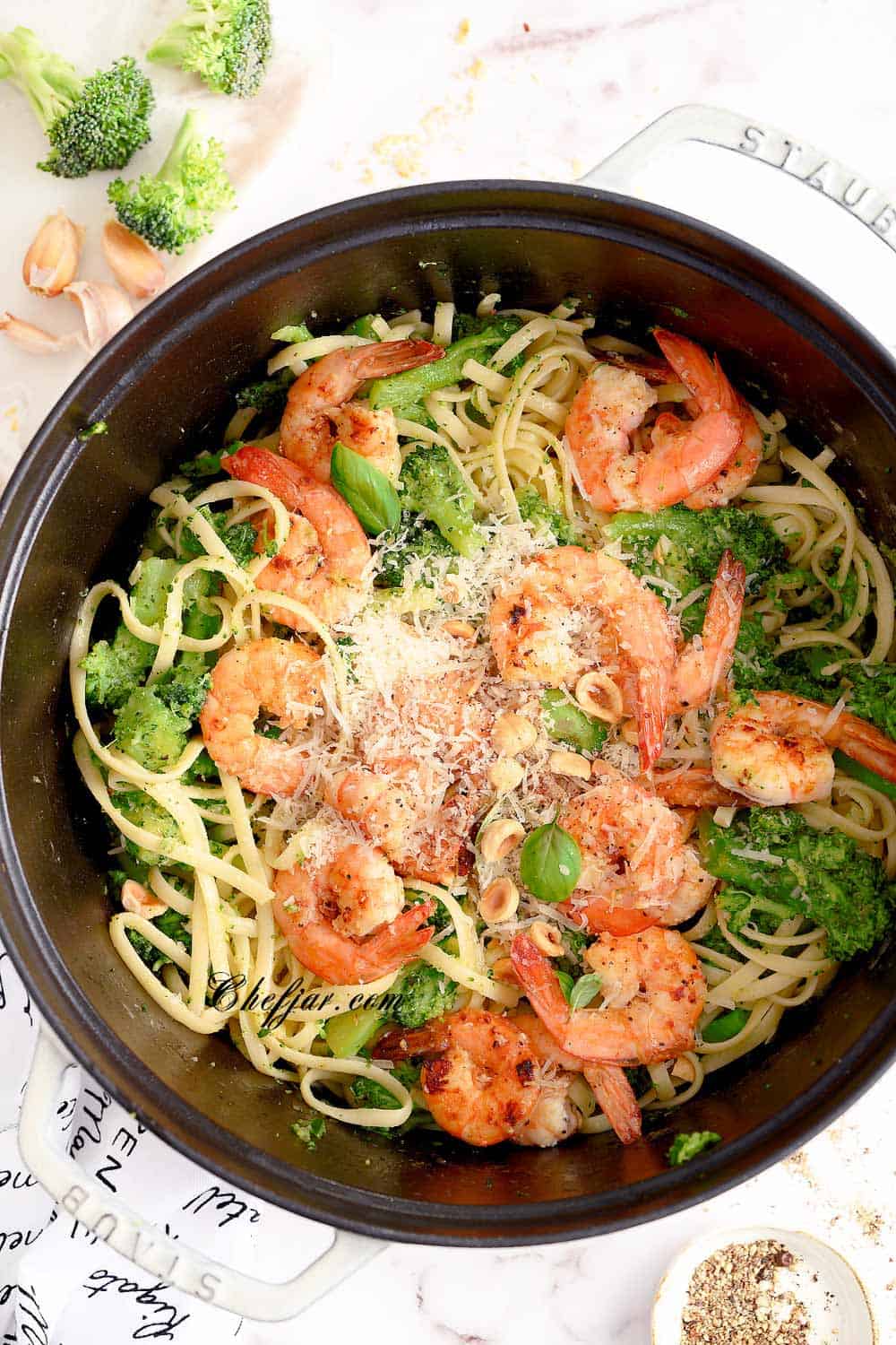 shrimp and broccoli pasta recipe