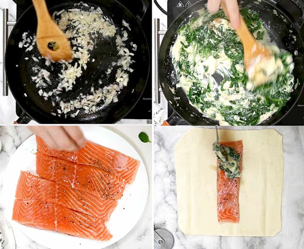 how to make salmon wellington