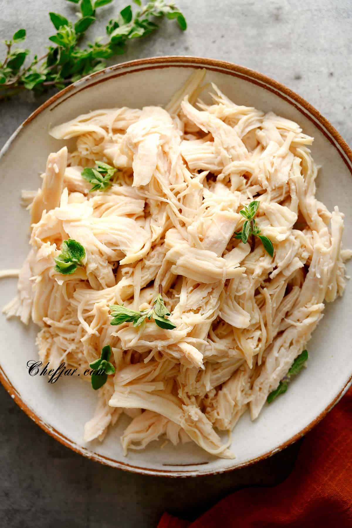 poached chicken breast