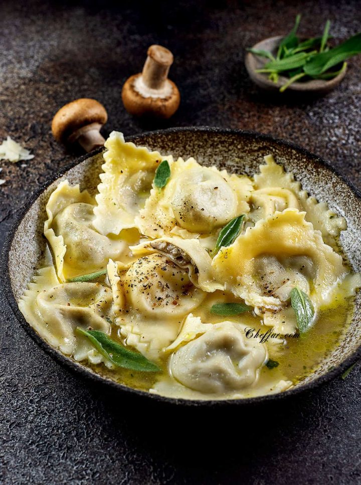 How To Make Chicken Ravioli Rilling Homemade Chicken Ravioli Without Pasta Machine - Chefjar