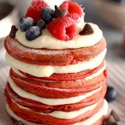 red velvet pancake recipe