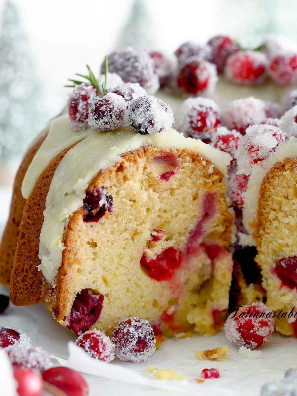 cranberry orange bundt cake