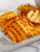 air fried waffle fries