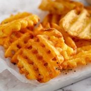 air fried waffle fries