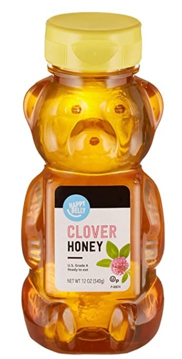 a bottle of honey