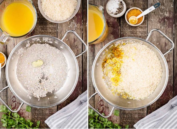 Garlic Turmeric Rice - Chefjar